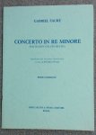 Gabriel Faure Concert D Minor Violin & Orchestra Ed.Pietro Spada
