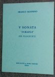 Franco Mannino V Sonata "Ucraina" Ukraine For Piano