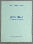 Kurt Hueber Musica Di Pan (Pan Music) For Oboe & Piano
