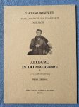 Gaetano Donizetti Allegro Do Maggiore C Major Pietro Spada