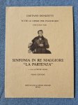 Gaetano Donizetti Symphony In Re Magg (D Maj) "La Partenza"