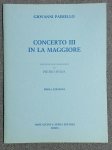 Giovanni Paisiello Concert No 3 In A Major Boccaccini Spada