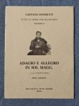 Gaetano Donizetti Adagio E Allegro In Sol Maggiore Pietro Spada