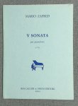 Mario Zafred V Sonata Piano 1976 Boccaccini & Spada