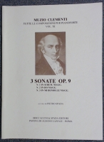 Muzio Clementi 3 Sonatas Op 9 B Flat Maj, C Maj, E Flat Maj Muzio Clementi 3 Sonatas Op 9 B Flat Maj, C Maj, E Flat Maj