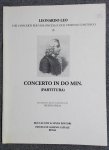 Leonardo Leo Concert In C Minor Cello & Violin Ed Pietro Spada