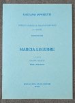 Gaetano Donizetti Marcia Lugubre Piano 4 Hands Fasc III P. Spada