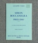 Giuseppe Verdi Simon Boccanegra Preludio Booklet 1978