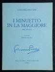 Giacomo Puccini Minuet In A Major For Strings. Ed. Pietro Spada