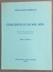 Giovanni Paisiello Concert No 4 In G Minor Ed. PIetro Spada