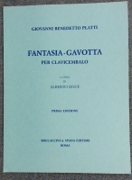 Giovanni Platti Fantasia -Gavotta For Harpsichord Alberto Iesue