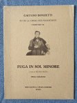 Gaetano Donizetti Fugue In Sol Minore G Minor Piano Pietro Spada