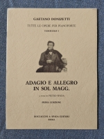 Gaetano Donizetti Adagio E Allegro In Sol Maggiore Pietro Spada