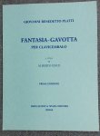 Giovanni Platti Fantasia -Gavotta For Harpsichord Alberto Iesue
