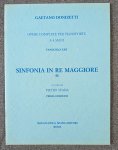 Gaetano Donizetti Symphony In D Major II Piano 4 Hands P. Spada