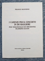 Franco Mannino 2 Cadences For Concert in C Major
