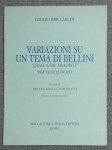 Giulio Briccialdi Variations On A Theme by Bellni Flute Solo