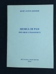 Kurt Anton Hueber Musica Di Pan For Oboe And Piano