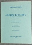 Ferdinando Paer Concert D Major For Organ & Orchestra Sachetti